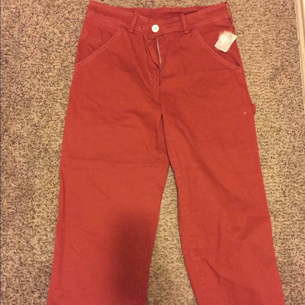 Free People wide leg cropped pants